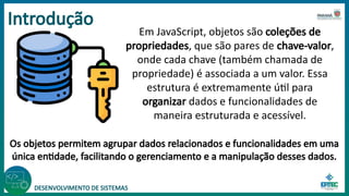 Curso Técnico Profissional: Entendendo Objetos em JavaScript para ...