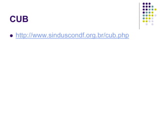 CUB
 http://www.sinduscondf.org.br/cub.php
 