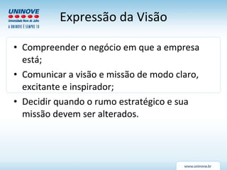 Aula1a missão visão