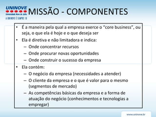 Aula1a missão visão