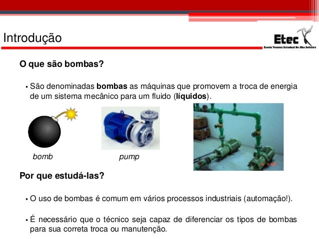 Aula 1 bombas