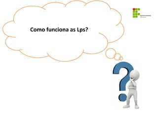 Tipos de programação
Como funciona as Lps?
 