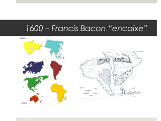 1600 – Francis Bacon “encaixe”
 