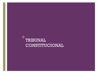 +TRIBUNAL
CONSTITUCIONAL
 