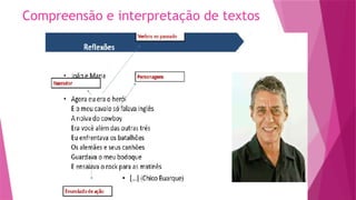 Compreensão e interpretação de textos
 