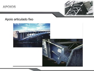 Apoio articulado fixo
 