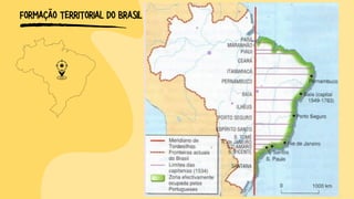 FORMAÇÃO TERRITORIAL DO BRASIL
 