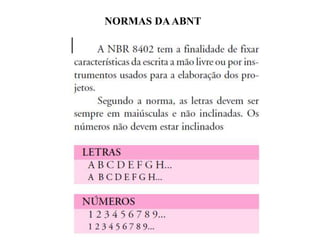 NORMAS DA ABNT
 