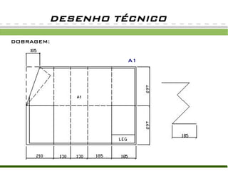 DESENHO TÉCNICO
DOBRAGEM:
A1
 