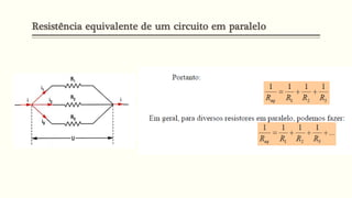 Resistência equivalente de um circuito em paralelo
 