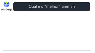 Qual é o “melhor” animal?
 