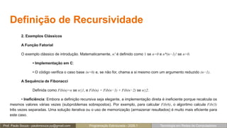 Introdução a Algoritmos, Recursão e Big O | PDF