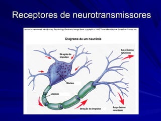 Receptores de neurotransmissoresReceptores de neurotransmissores
 