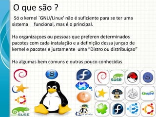 Conhecendo os softwares livres e a  licença GNU