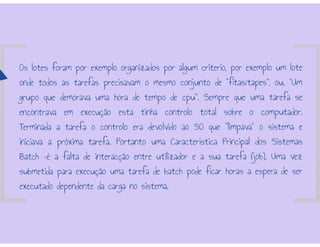 Conceitos de Sistemas Operacionais