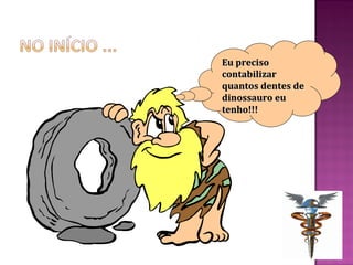Eu preciso
contabilizar
quantos dentes de
dinossauro eu
tenho!!!
 