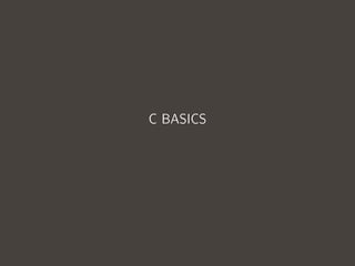 C basics | PPT