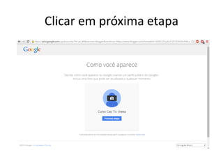 Clicar em próxima etapa  