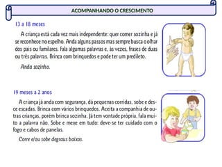 ACOMPANHANDO O CRESCIMENTO
 