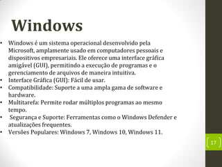 Fundamentos de Hardware e Software: Componentes, Tipos e Interação | PDF