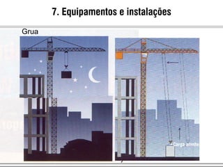 AUT186 - 2009
•Carga amnhecida
7. Equipamentos e instalações
Grua
 