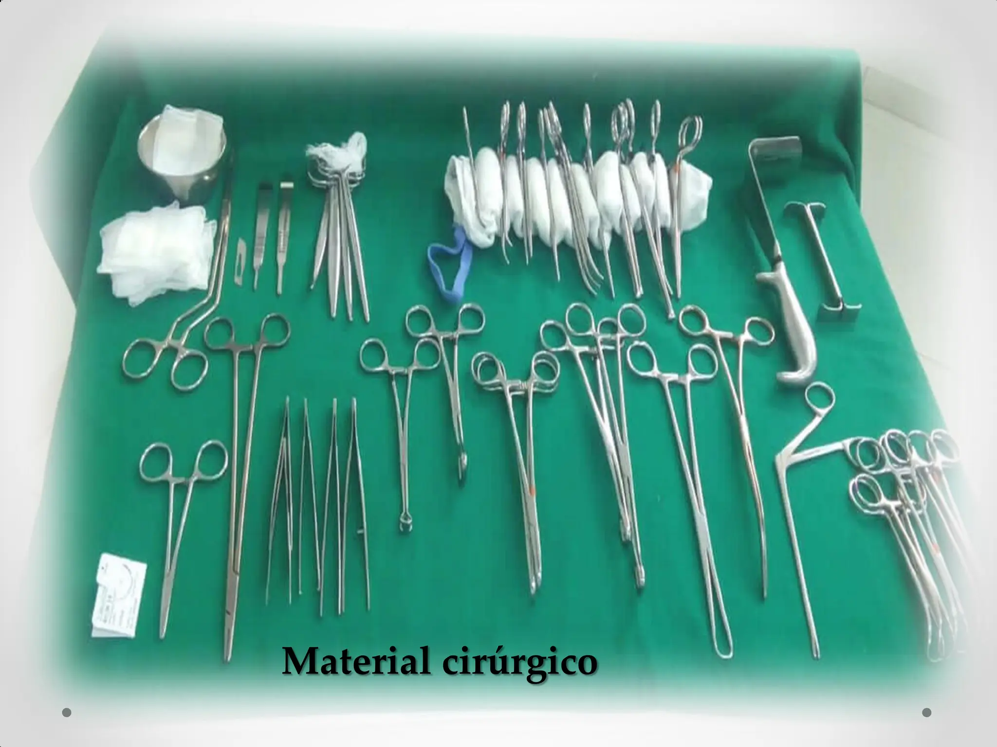 Material cirúrgico
 