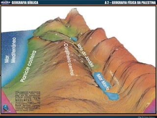 GEOGRAFIA BÍBLICA A 2 – GEOGRAFIA FÍSICA DA PALESTINA
 