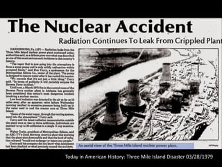 1Today in American History: Three Mile Island Disaster 03/28/1979
 