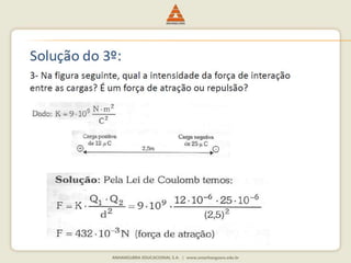 Aula 2 - Eletricidade e Eletrônica - Eletrização e Cargas elétricas