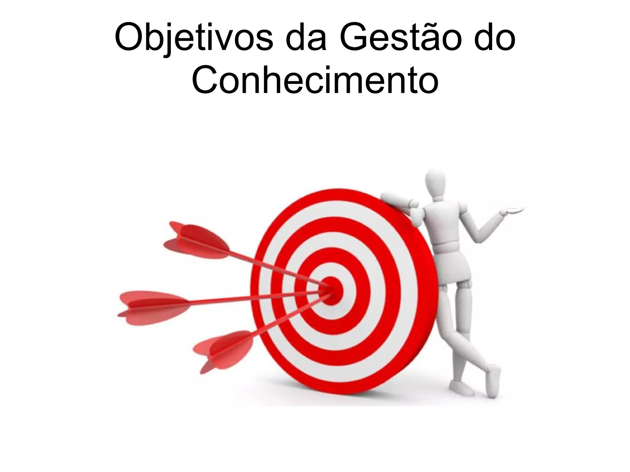 Objetivos da Gestão do Conhecimento 