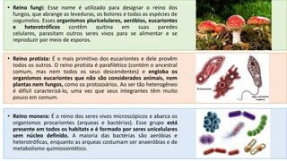 Aula sobre a Microscopia e classificação taxonômica dos seres vivos | PDF