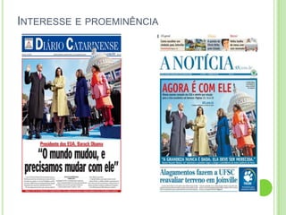 Interesse e proeminência