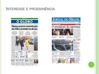 Interesse e proeminência