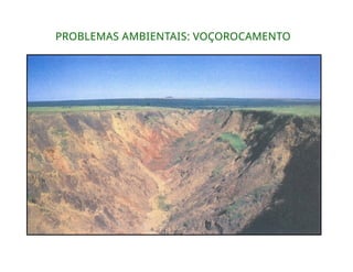 PROBLEMAS AMBIENTAIS: VOÇOROCAMENTO
 