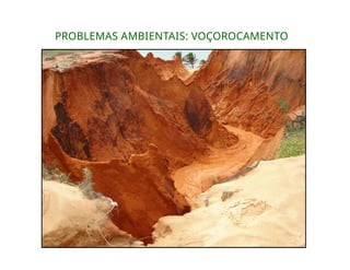 PROBLEMAS AMBIENTAIS: VOÇOROCAMENTO
 