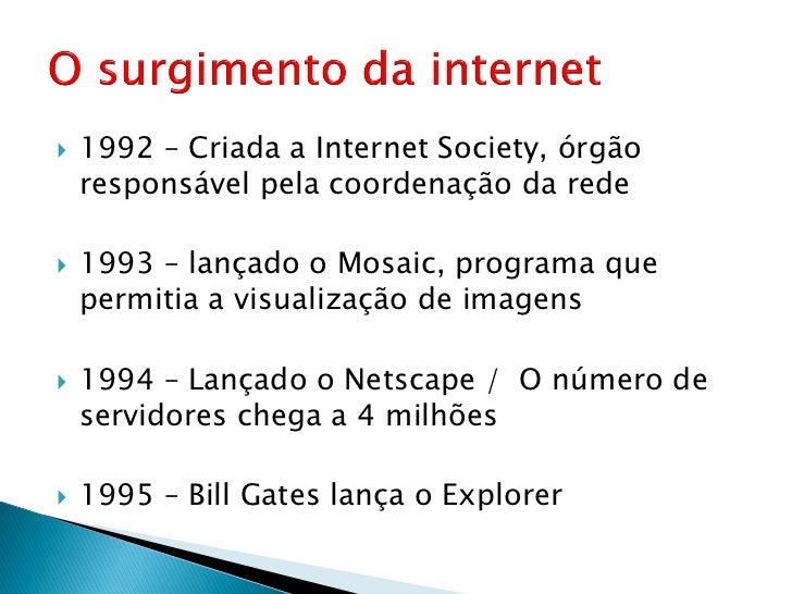 O Surgimento Da Internet Modificou O Mundo