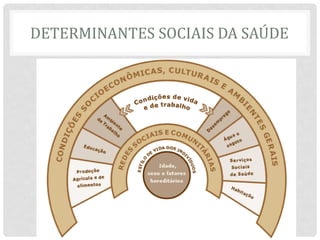 DETERMINANTES SOCIAIS DA SAÚDE
 