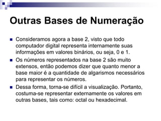 aula2 de sistemas de numeração para matemática | PPT