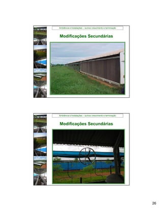 Ambiência e Instalações – suínos crescimento e terminação



Modificações Secundárias




Ambiência e Instalações – suínos crescimento e terminação



Modificações Secundárias




                                                            26
 