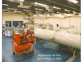 MNPEF-UFERSA: 2016.1
Implantador de íons
do IF-UFRGS, ca 2000
 