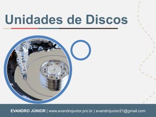 Unidades de Discos 
EVANDRO JÚNIOR | www.evandrojunior.pro.br | evandrojunior21@gmail.com 
 