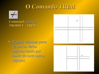 Trim Modify Manual de Introdução ao Autocad 14 - Aula 20 - Os comandos TRIM, EXTEND ...
