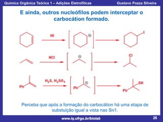 Aula 21 24 adição eletrofílica a alcenos | PDF