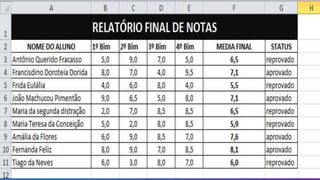 Aula 22 - Excel 2010