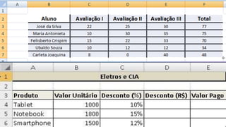 Aula 22 - Excel 2010