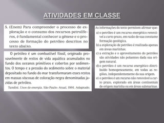 Aula 22   petróleo - 2º ano
