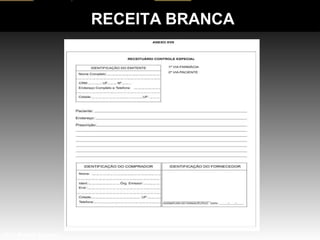 RECEITA BRANCA
Prof. Manoel Augusto
 