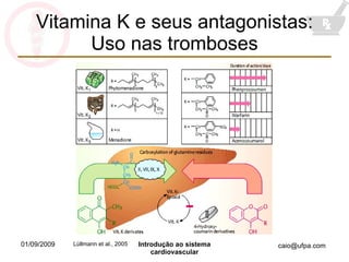 Vitamina K e seus antagonistas: Uso nas tromboses Lüllmann et al., 2005 