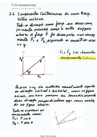 P 32 componentes
quarta-feira, 10 de agosto de 2016 14:45
Página 35 de Introdução
 