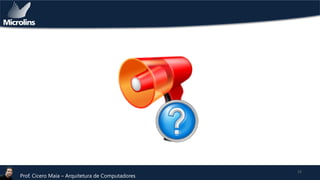 Prof. Cicero Maia – Arquitetura de Computadores

23

 